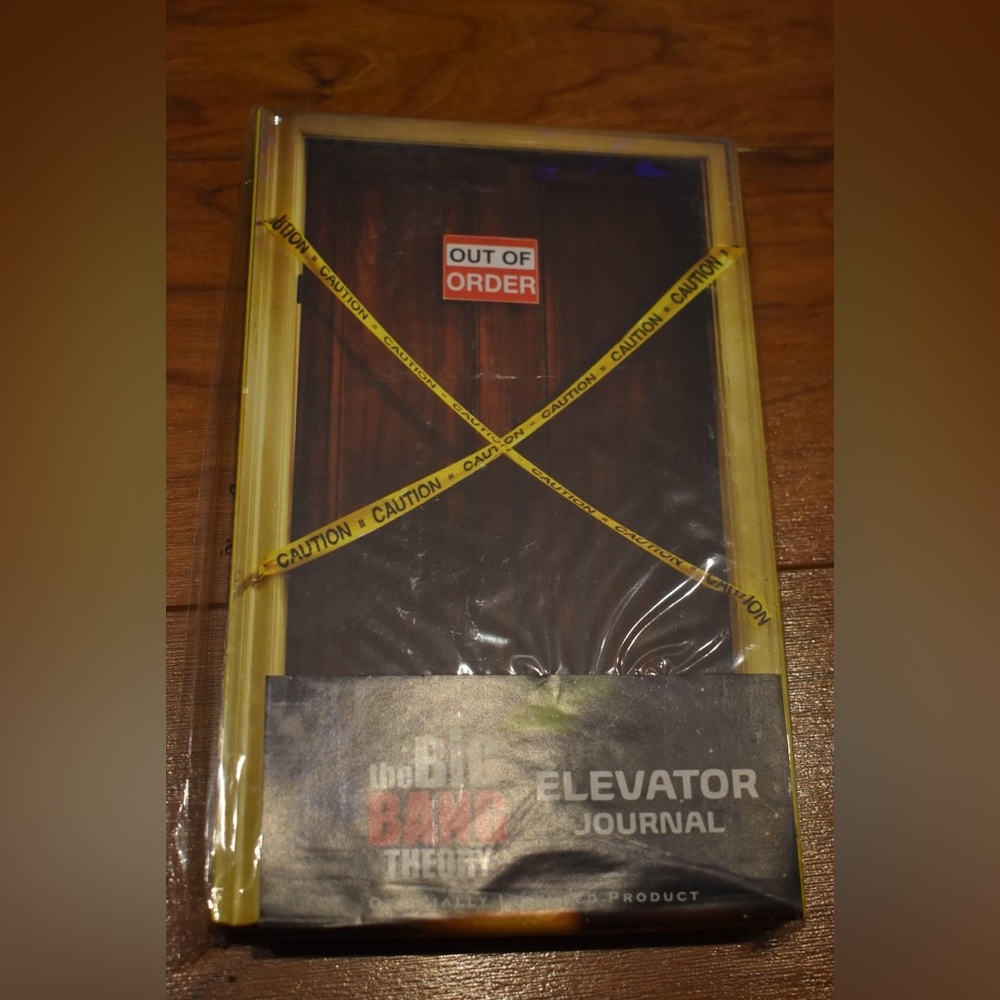 Brand new big bang theory themed hard cover journal